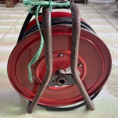 中古品ハタヤコードリール30mの画像