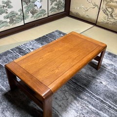 【karimoku】ローテーブル／センターテーブル　木製しっかりタイプ　幅120cm の画像