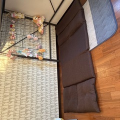 ロフトベッド・ソファーベッド・勉強机　　3点セットの画像