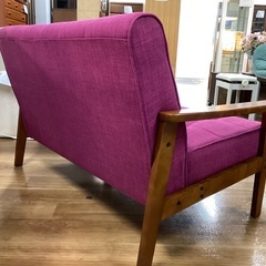 二人掛ソファ【町田市再生家具】　252478の画像