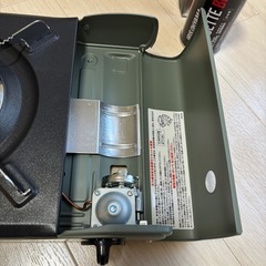 アイリスオーヤマ カセットコンロ オリーブカラー　未使用の画像