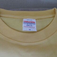 黄色いTシャツ　ユニセックスMサイズ　新品　断捨離中！の画像