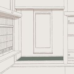 床板　ケヤキ中杢　厚み9㎜×巾610㎜×長さ2000㎜の画像