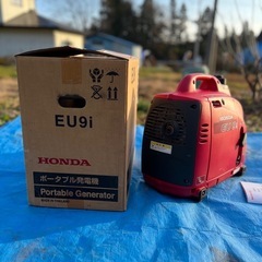 【超美品】Honda EU9i 発電機 使用8時間程度 箱・説明書付き 動作良好 インバーター式の画像