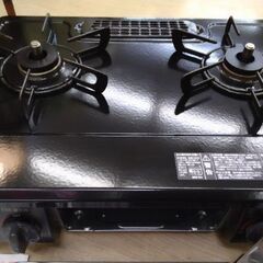 2024年製　数ヶ月使用の極上美品　プロパンガス　魚焼き未使用　消し忘れ消火機能搭載　水無しグリル　ガスコンロ　ガスレンジ　ガステーブル　LP　ガスの画像