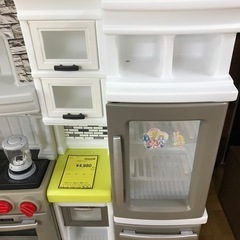 【ジャングル深井店】★おままごとキッチン 玩具 おもちゃ お子様用 簡易クリーニング済 堺市（中区 堺区 東区 西区 南区 北区）和泉市 河内長野市 富田林市 松原市 狭山市 深井 【FU2987】の画像