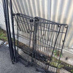 スチールラツク棚4段セットの画像