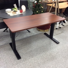 【レバーをくるくる回して使いやすい高さに】デスク 昇降デスク　手動式　スタンディングデスク 机 パソコンデスク ワークデスクの画像