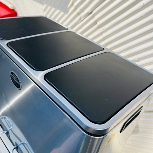 《売約済》ダルトン ステンレス 3分別 ダストボックス キッチン 分別 ゴミ箱 ペダル式 DULTON Dust Box Stainless 3 Compartment Recycling Bin Kitchen 3 compartment bin 54 コンパートメント ビ