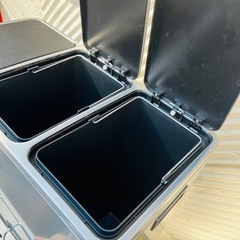 ダルトン ステンレス 3分別 ダストボックス キッチン 分別 ゴミ箱 ペダル式 DULTON Dust Box Stainless 3 Compartment Recycling Bin Kitchen 3 compartment bin 54 コンパートメント ビの画像