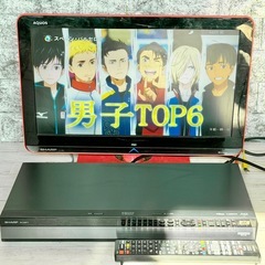 シャープ「アクオスブルーレイ 4B-C20BT3」4K対応・2TB・5チューナーの画像