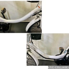 1年保証 送料無料　ヤマハ　パスバビー　20インチ 白色　電動アシスト自転車　g1130の画像