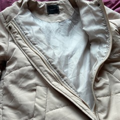  L'espoir レディース　ノーカラーコート　ショート丈の画像