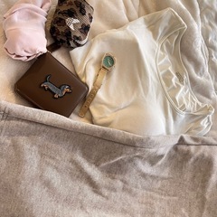 化粧品、とUNIQLO服の画像