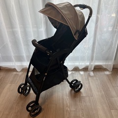 Aprica B型ベビーカー マジカルエアークッション AD ベージュの画像