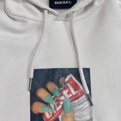 DIESEL プルパーカー ディーゼル Sサイズの画像