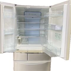 ジ505/ Panasonic ノンフロン冷凍冷蔵庫  NR-F475TM-S 470L フレンチドア 6ドア ファミリータイプ 自動製氷機能付き2010年の画像