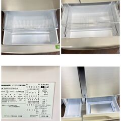 ジ505/ Panasonic ノンフロン冷凍冷蔵庫  NR-F475TM-S 470L フレンチドア 6ドア ファミリータイプ 自動製氷機能付き2010年の画像