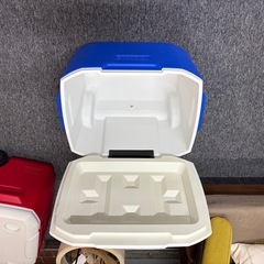 コールマン ホイールクーラー Coleman 60QT 中古美品 ブルー 直接引取り限定の画像