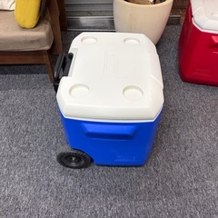 コールマン ホイールクーラー Coleman 60QT 中古美品 ブルー 直接引取り限定の画像