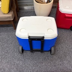 コールマン ホイールクーラー Coleman 60QT 中古美品 ブルー 直接引取り限定の画像