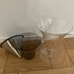 KINTO (キントー) SCS コーヒーカラフェセット 2cups ステンレス 電子レンジ・食洗機対応1.1L の画像
