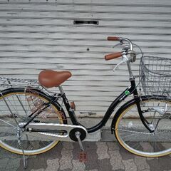 昭和レトロ]National(ナショナル)24吋 ママチャリ 変速なし (自転車