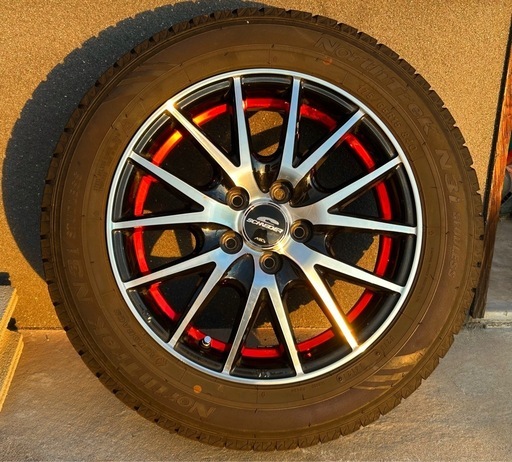 スタッドレスタイヤ付きホイール4本セット