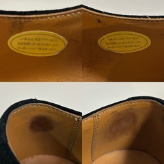 リーガルREGALビジネスシューズ ドレスシューズ スエードシューズ くつ クツ 紐靴 レースアップシューズ 革靴 紳士靴 ストレートチップ 内羽根 black　ブラック黒色系スエードレザー本革牛革24.5センチメンズmen’s男性用ユニセックスの画像