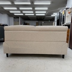 【超美品‼️】現行モデル♪ ニトリ 170cm幅3人掛けソファ 布張りモカ♪ の画像