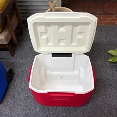 コールマン Coleman ホイールクーラー 60QT レッド 中古美品 直接引取り限定の画像