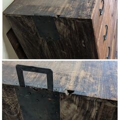 昭和レトロな箪笥　 五段　アンティークの画像