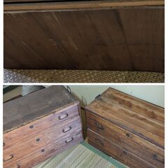 昭和レトロな箪笥　 五段　アンティークの画像