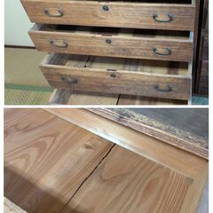 昭和レトロな箪笥　 五段　アンティークの画像