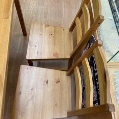 ⭐︎ドリーム荒牧店⭐︎ジモティー割引有⭐︎【クリーニング済み】IKEA ダイニング5点セットの画像