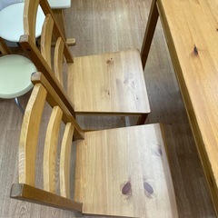 ⭐︎ドリーム荒牧店⭐︎ジモティー割引有⭐︎【クリーニング済み】IKEA ダイニング5点セットの画像