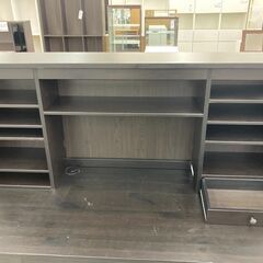 ★リユースのサカイ千葉中央店★  パソコンデスク こげ茶 H75～137×D65×W159 クリーニング済み TC5523の画像