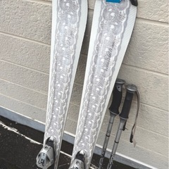 お引取り限定 ELAN SilverMagic エラン シルバーマジック カービングスキーセット 146cm ビンディング/ストック付きの画像