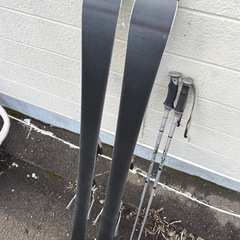 お引取り限定 ELAN SilverMagic エラン シルバーマジック カービングスキーセット 146cm ビンディング/ストック付きの画像