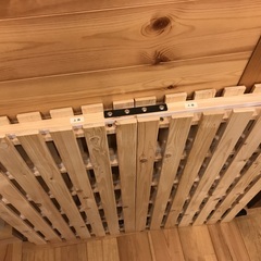 タンスのゲン　折りたたみスノコ　幅約960x長さ約1950x厚さ約35ミリ　シングル　ヒノキ　中古の画像