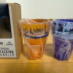 レア非売品 SUBARUスバル×LOGOSロゴス スタッキングタンブラー 2個セット 60周年記念品 の画像