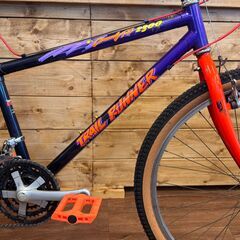 中古整備品　自転車　試乗可能です！リユース品 MIYATA トレイルランナー ２６インチ オールドマウンテンバイク OLD MTBの画像