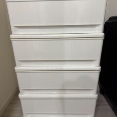 衣装ケース、ニトリ、木目調天板チェストの画像