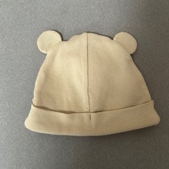 ユニクロ ベビー帽子（くま耳）の画像