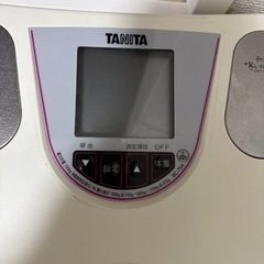 タニタ　体重計　電池入りの画像