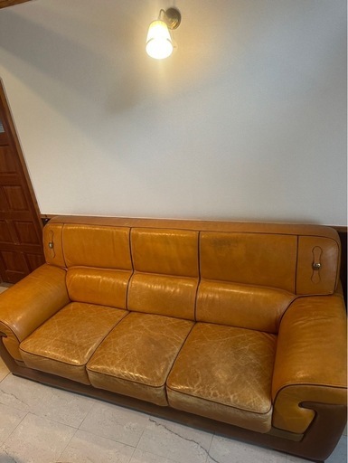 ヴィンテージソファー ヴィンテージ3人掛けソファ③ (コロン) てだこ浦西のソファ《3人掛け