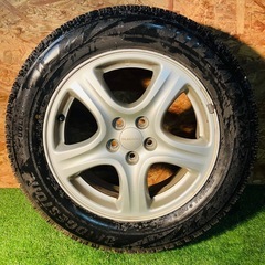 スバル純正アルミホイール 16インチ 2020年製のスタッドレスタイヤ付きの画像