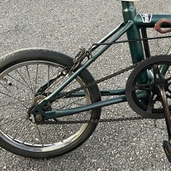 ★折りたたみ自転車 深緑の画像