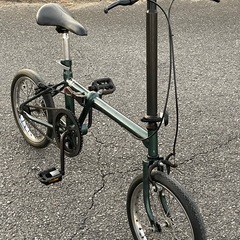 ★折りたたみ自転車 深緑の画像