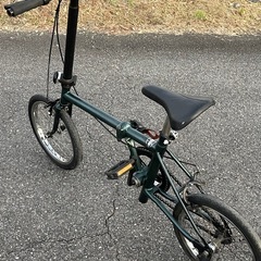 ★折りたたみ自転車 深緑の画像